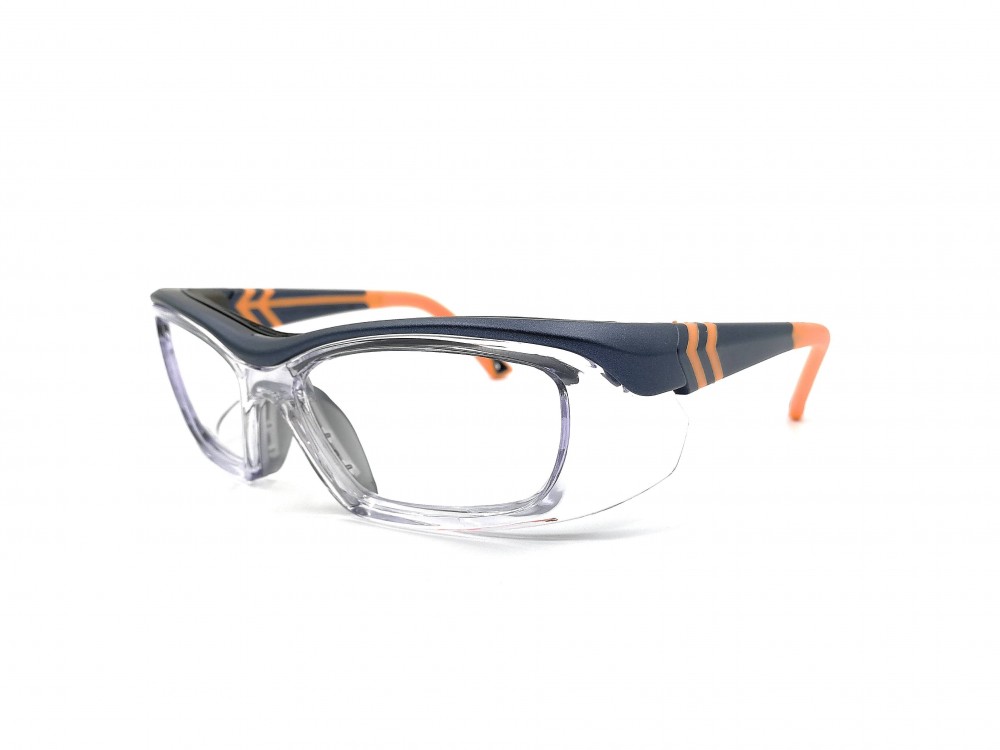 Lunettes de protection On-Guard - Unisexe - Bleu et orange