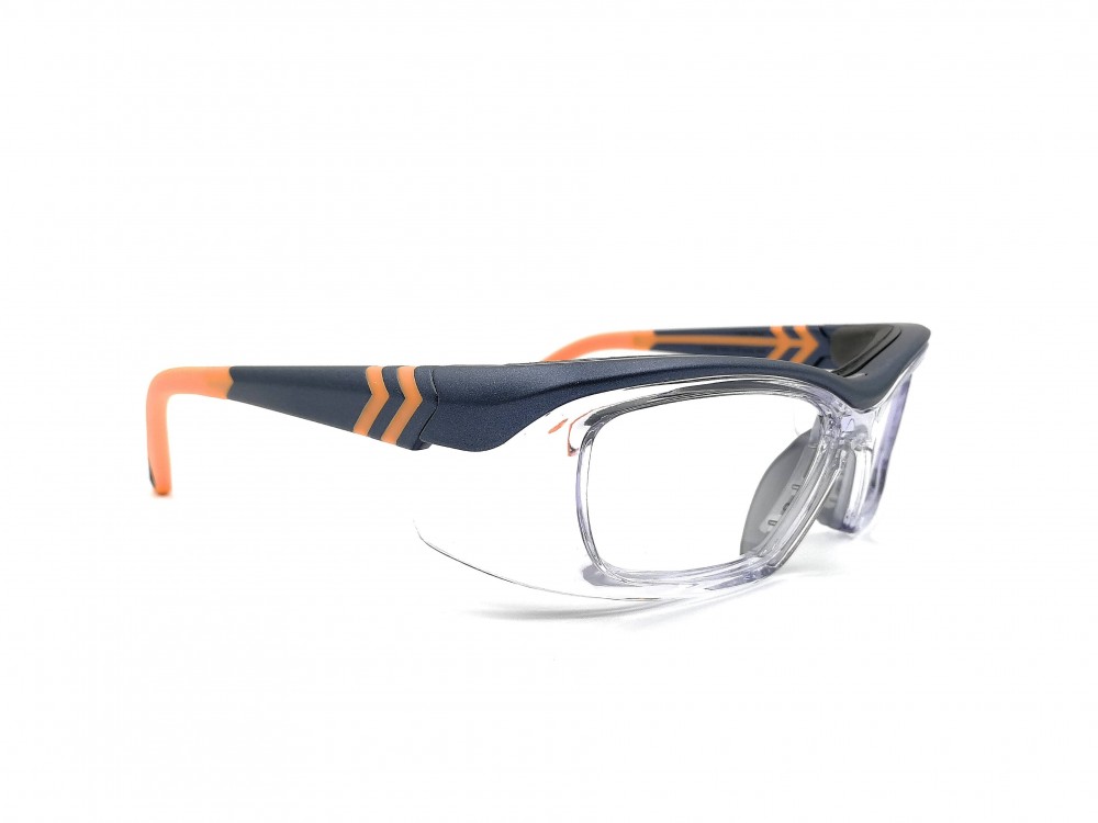 Lunettes de protection On-Guard - Unisexe - Bleu et orange
