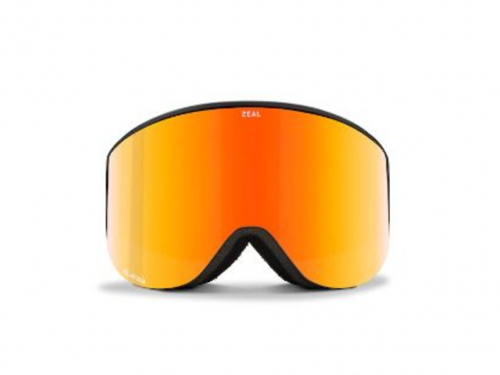 Lunettes de ski ZEAL - Modèle Beacon - Noir et orange