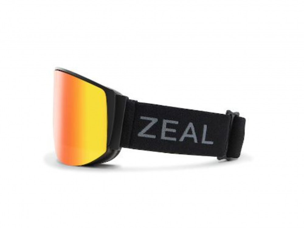 Lunettes de ski ZEAL - Modèle Beacon - Noir et orange