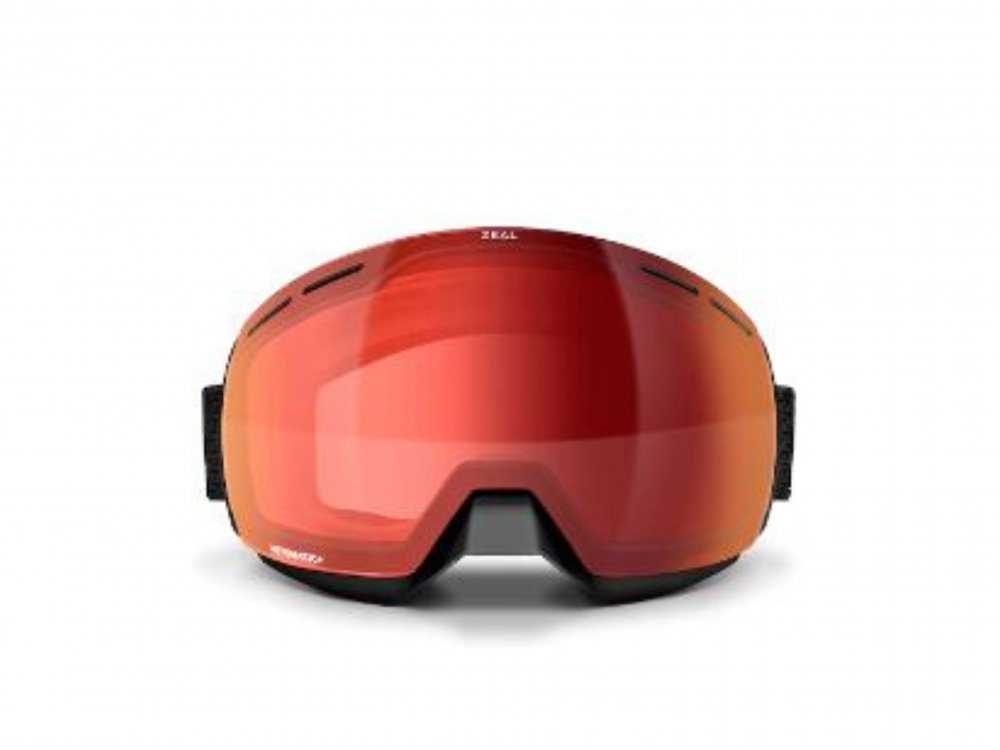 Lunettes de ski ZEAL - Modèle Highmark - Noir et rouge