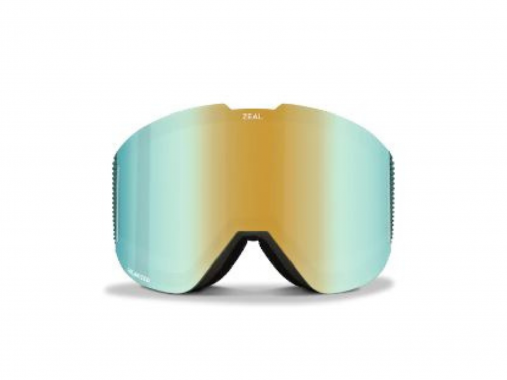 Lunettes de ski ZEAL - Modèle Lookout - Or et vert