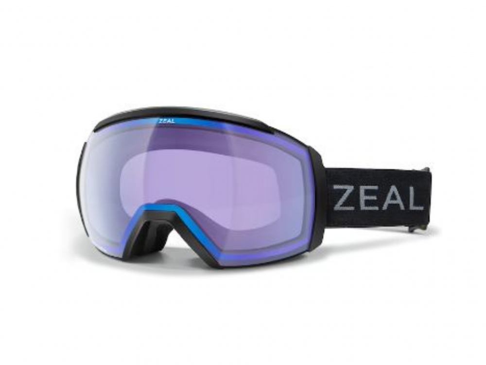 Lunettes de ski ZEAL - Modèle Hemisphere - Noir et bleu